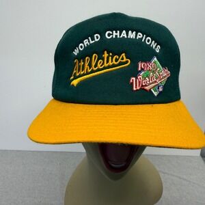Vintage New Era Oakland Athletics 1989 World Series Champions Snapback Hat USA